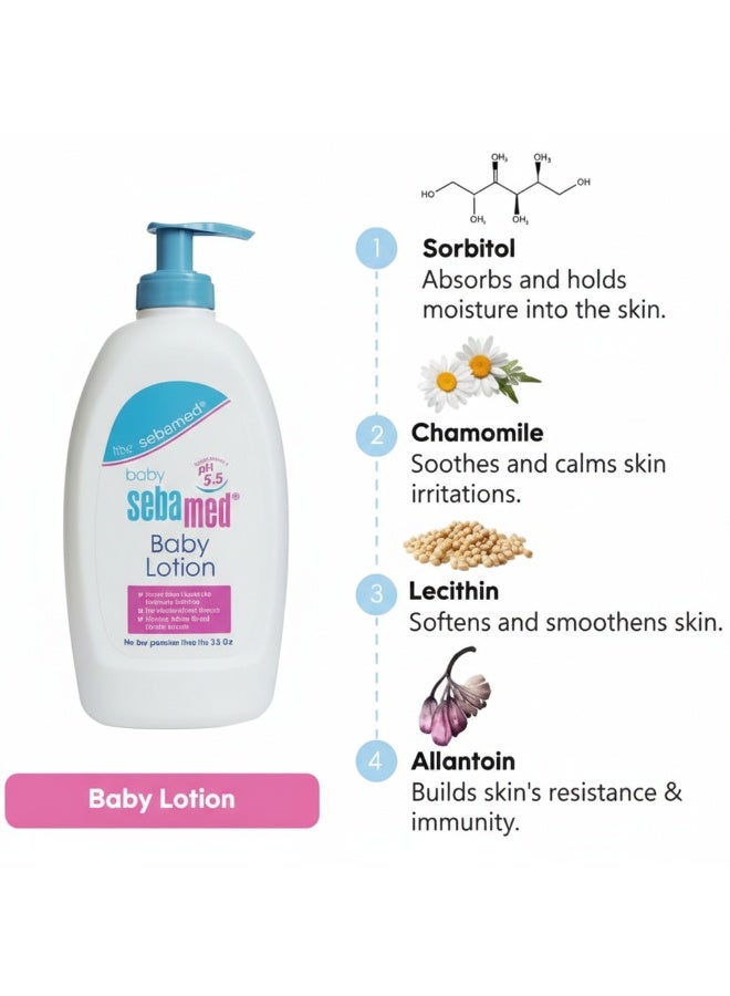 Sebamed Baby Body Lotion For Delicate Skin, 400ml - Image 2